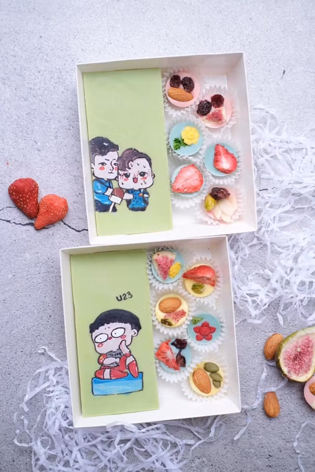 xu huong mua tranh ve trenchocolate lam qua valentine hinh 4
