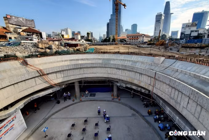 toan canh nha ga sau 4 tang duoi long dat cua metro so 1 ben thanh suoi tien hinh 3