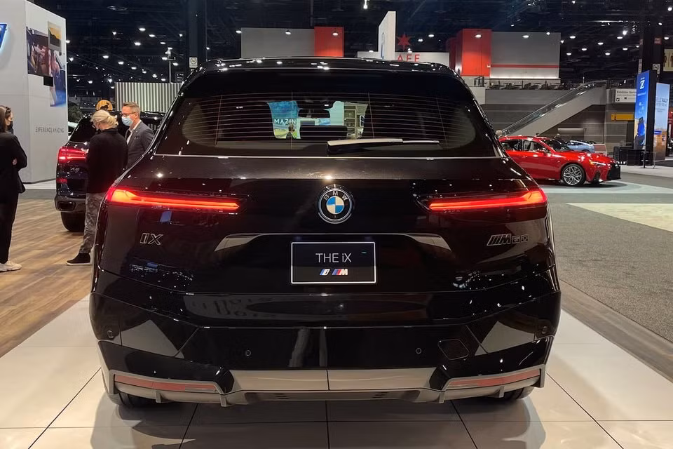suv dien hieu nang cao bmw ix m60 lan dau xuat hien thuc te hinh 5