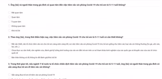 to chuc tham do du luan ve viec tiem vac xin phong covid 19 cho tre tren 5 tuoi hinh 1