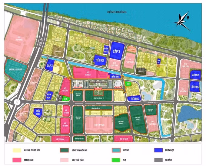 Một phần quy hoạch trên bản đồ quy hoạch N10