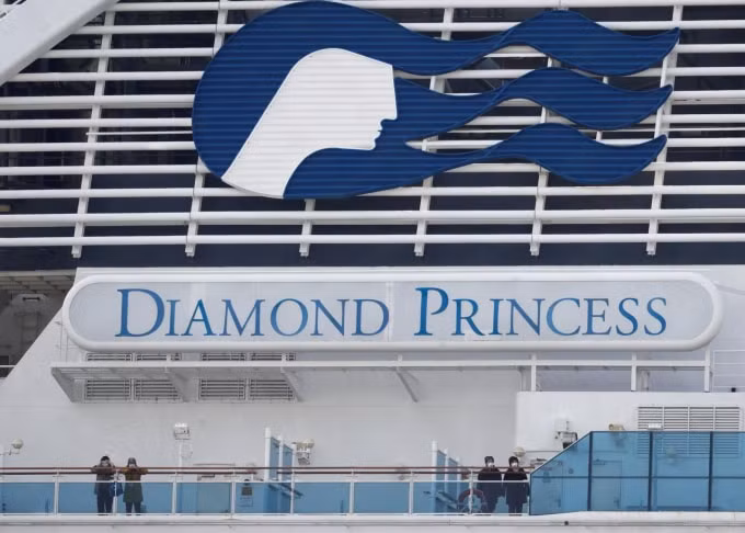 Tàu Diamond Princess. Ảnh: Reuters