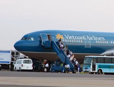Vietnam Airlines dừng các chuyến bay đến Hàn Quốc. Ảnh minh họa.