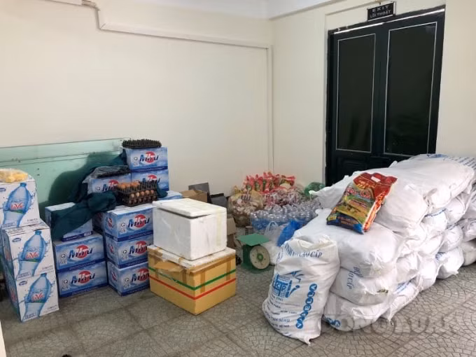 Kho chứa đồ của UBND phường Trúc Bạch