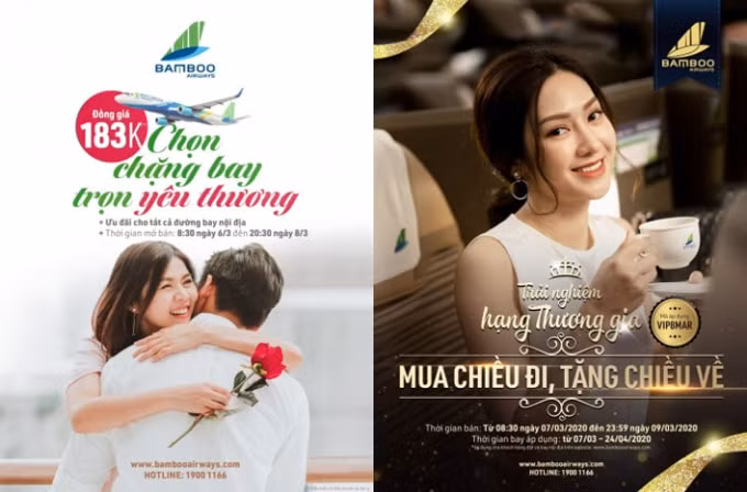Bamboo Airways tung loạt chương trình ưu đãi nhân dịp 8/3.