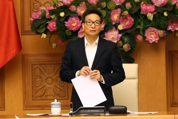 Phó Thủ tướng Vũ Đức Đam: Phải lường trước, sẵn sàng cho tình huống có thể xuất hiện thêm ca nhiễm mới. Ảnh: VGP