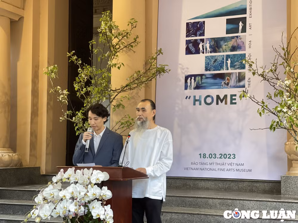 hoa si hoang dinh mo trien lam home nhan ky niem sinh nhat lan thu 70 hinh 1