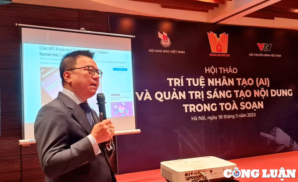 ong le quoc minh dau tu vao tri tue nhan tao trong bao chi rat can thiet neu khong se tut hau hinh 2
