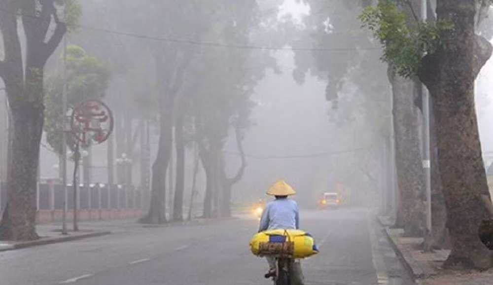 du bao thoi tiet ngay 11 3 2023 ha noi co suong mu va mua vai noi troi ret hinh 1