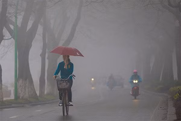 du bao thoi tiet 18 3 2023 bac bo sang co mua phun va suong mu hinh 1