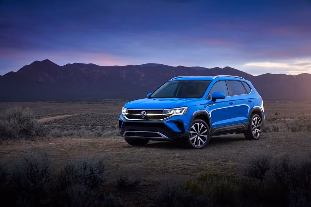 Mẫu xe Volkswagen Taos. Ảnh: Automacha