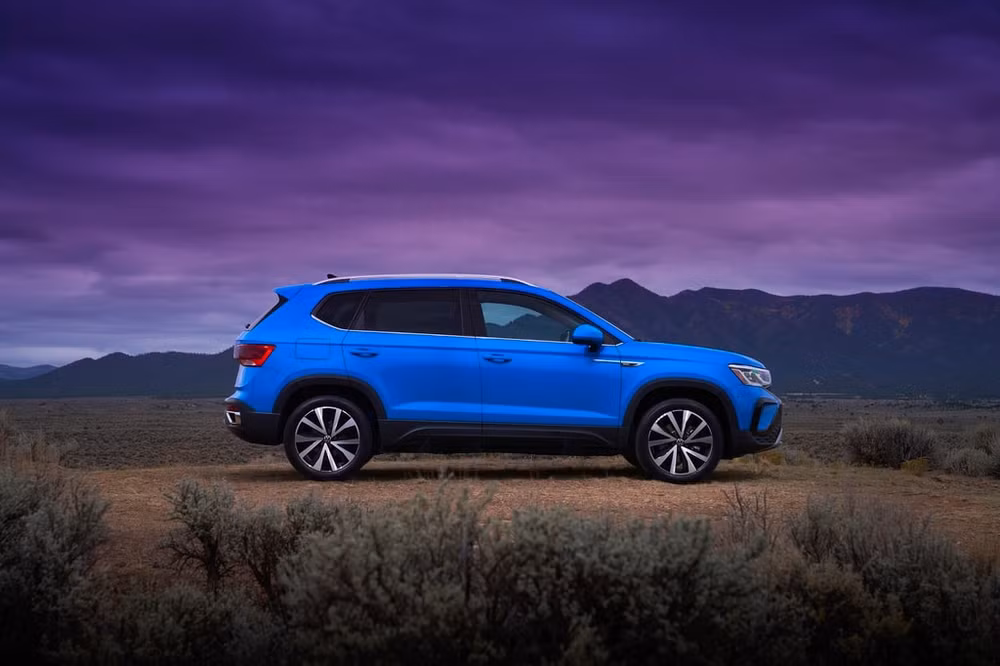 Mẫu xe Volkswagen Taos. Ảnh: Automacha