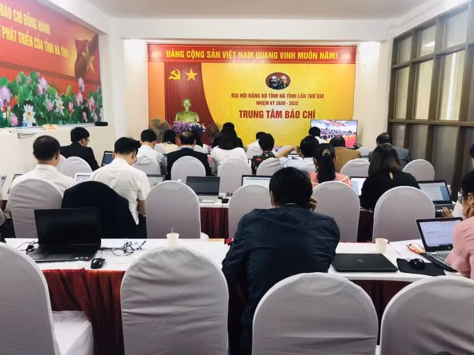 Toàn cảnh Trung tâm báo chí