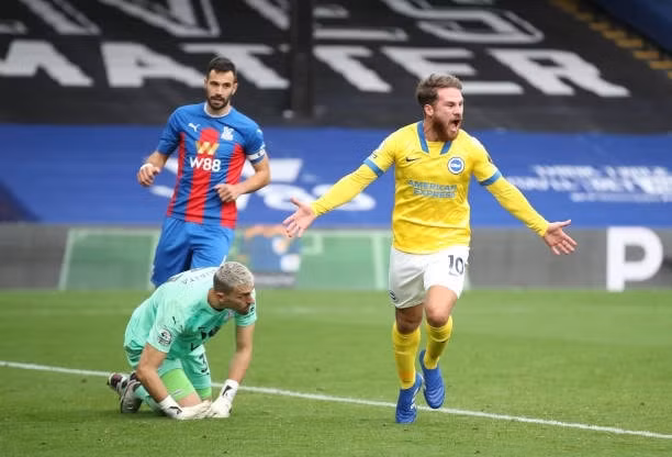 Mac Allister đã có bàn gỡ muộn màng cho Brighton sau gần 20 pha dứt điểm. Ảnh: thethao247.