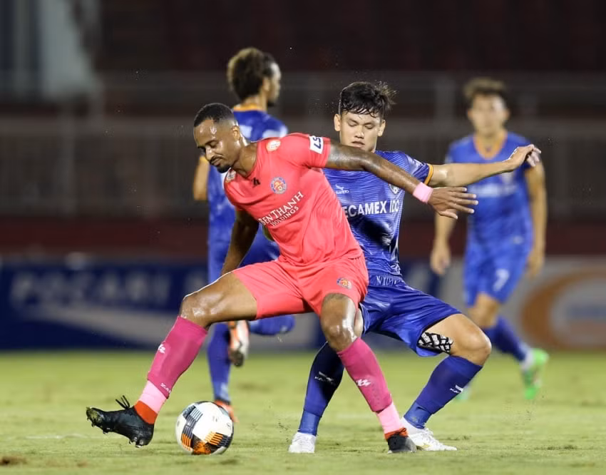 Becamex Bình Dương thắng 3-1 Sài Gòn FC ở V.League 2020. Ảnh: thethao247.