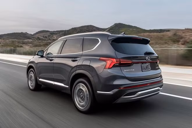 Hyundai Santa Fe 2021. Ảnh: Carscoops