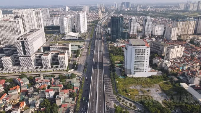 Tuyến đường hiện đại nhìn từ trên cao. Ảnh: Quang Hùng