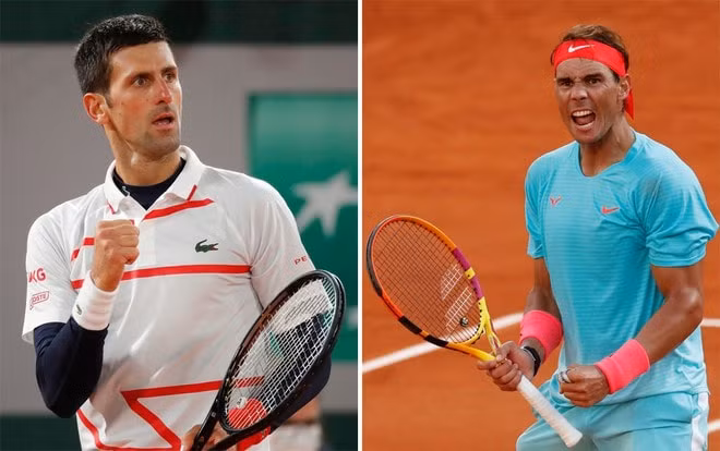 Cuộc đối đầu giữa Djokovic và Nadal luôn diễn ra ngày 20 giờ ngày hôm nay. Ảnh: thanhnien.