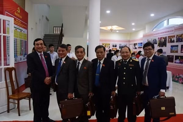 Các đại biểu dự Đại hội đại biểu Đảng bộ tỉnh Quảng Nam lần thứ XXII, nhiệm kỳ 2020-2025