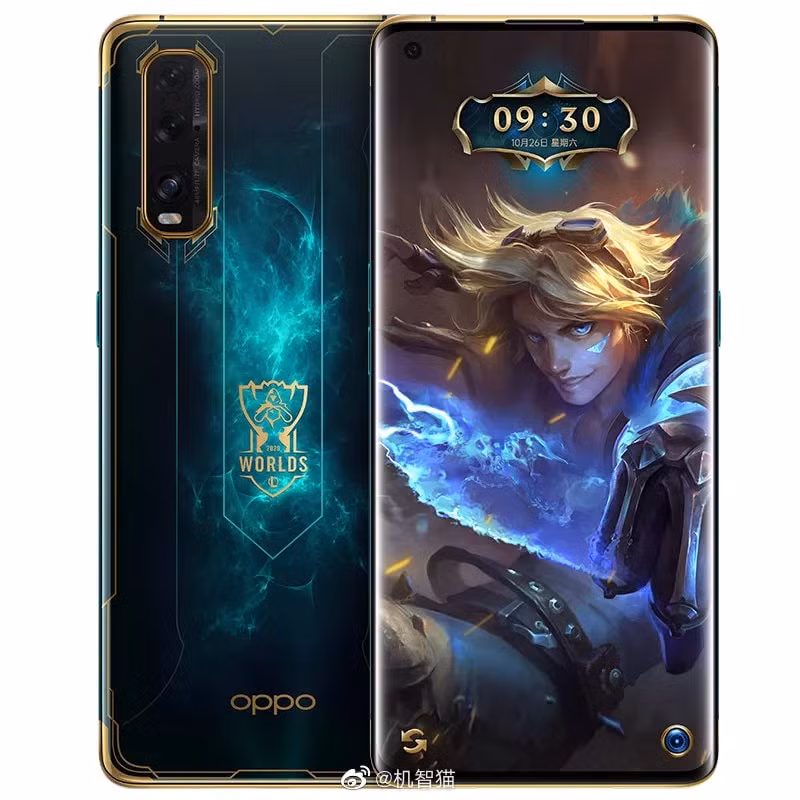 OPPO Find X2 phiên bản Liên Minh Huyền Thoại. Ảnh: gamersky
