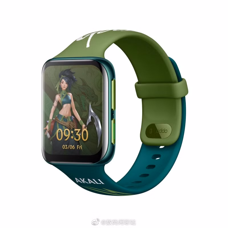 OPPO Watch phiên bản Liên Minh Huyền Thoại. Ảnh: gamersky