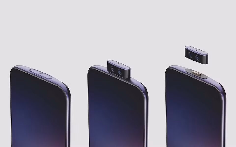 Vivo có ý tưởng sáng tạo cụm camera pop-up có thể tháo rời. Ảnh: Slashgear