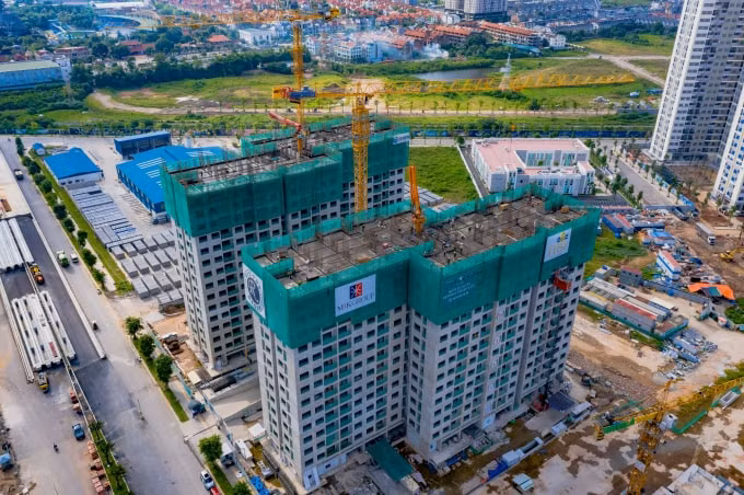 Công trường xây dựng dự án Imperia Smart City