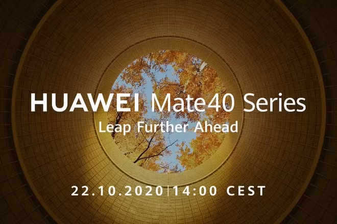 Huawei Mate 40 dự kiến sẽ được ra mắt vào ngày 22/10. Ảnh: Huawei.