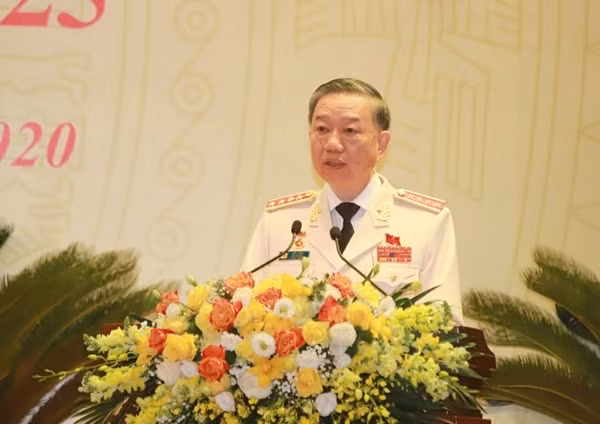 Đại tướng Tô Lâm phát biểu khai mạc đại hội