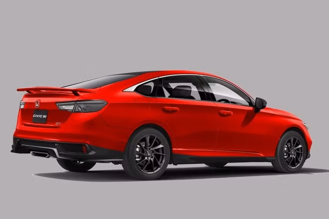 Bản xem trước Honda Civic Si 2022. Ảnh: KDesign AG