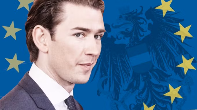 Sebastian Kurz - cựu Thủ tướng Áo, đang trên đường giành chiến thắng. Ảnh: FT