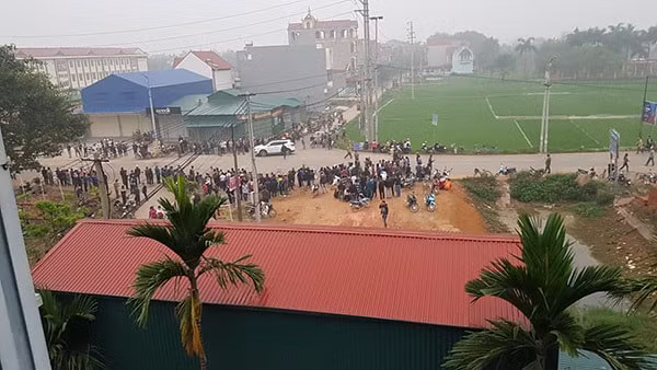 Khu vực xảy ra vụ tai nạn. Ảnh: Van Hai