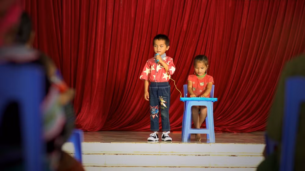 “Lớn lên, con muốn làm ca sĩ.” - bé Bảo chia sẻ.