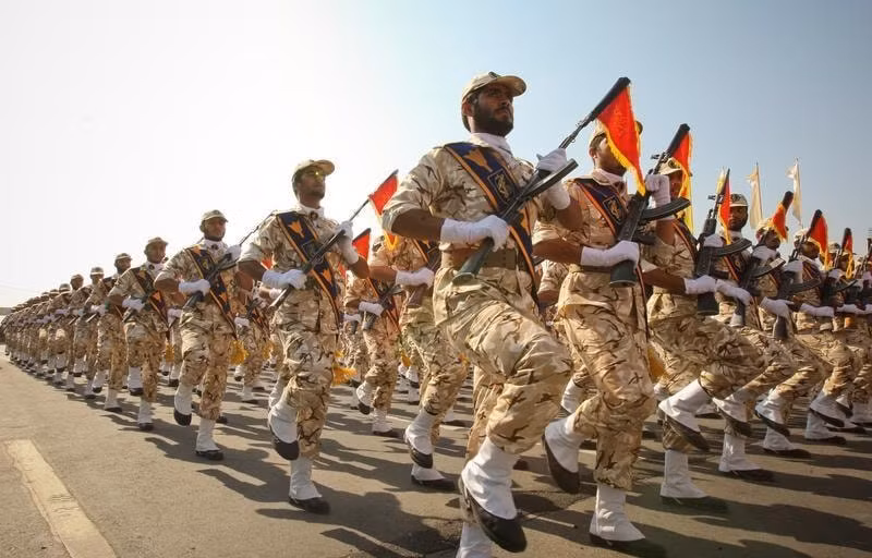 Quân đội Iran. Ảnh: Reuters