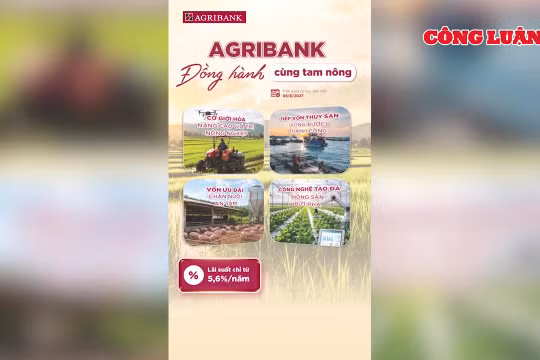 Agribank đồng hành cùng tam nông