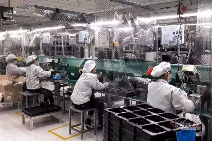 Các khu công nghiệp trên địa bàn tỉnh Bắc Giang bắt đầu hoạt động trở lại. Ảnh: Vietnamnet