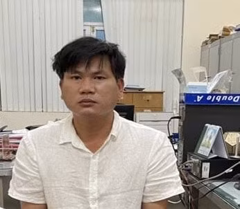 Bị can Bùi Mạnh Hùng tại Cơ quan CSĐT