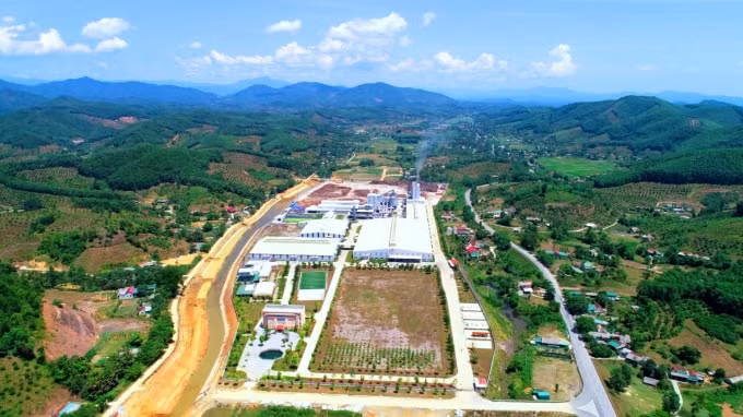 Công ty gỗ MDF Thanh Thành Đạt tại thôn 1, xã Thọ Điền, huyện Vũ Quang
