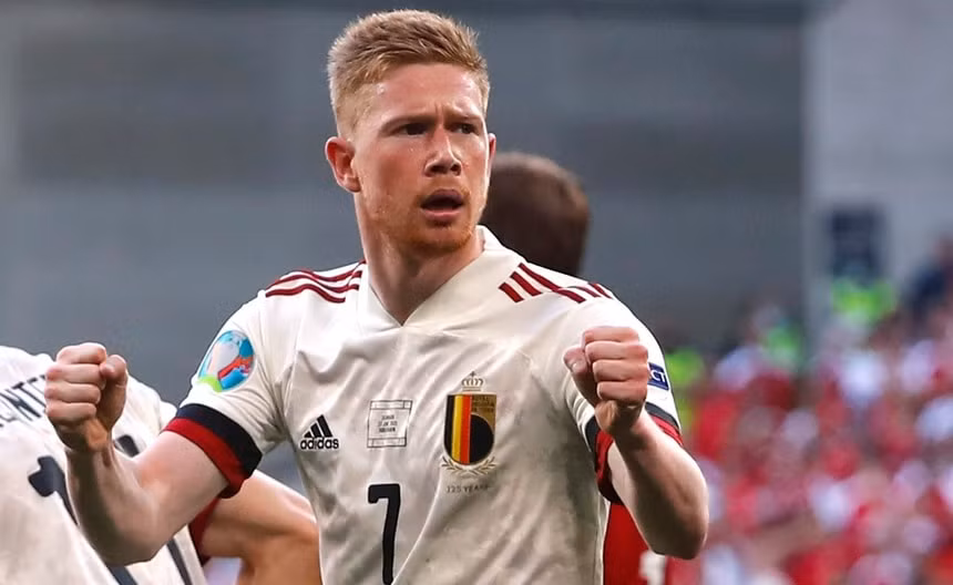 De Bruyne giúp tuyển Bỉ trở lại với vị thế vốn có trong hiệp hai. Ảnh: Reuters