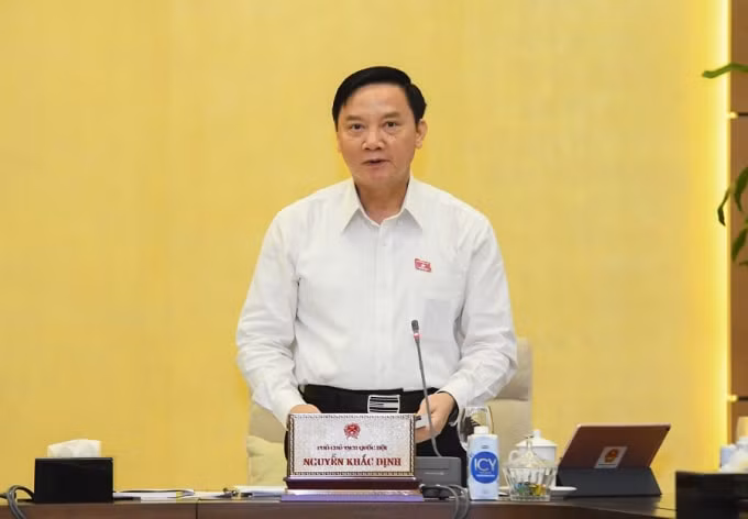 Phó Chủ tịch Quốc hội Nguyễn Khắc Định.