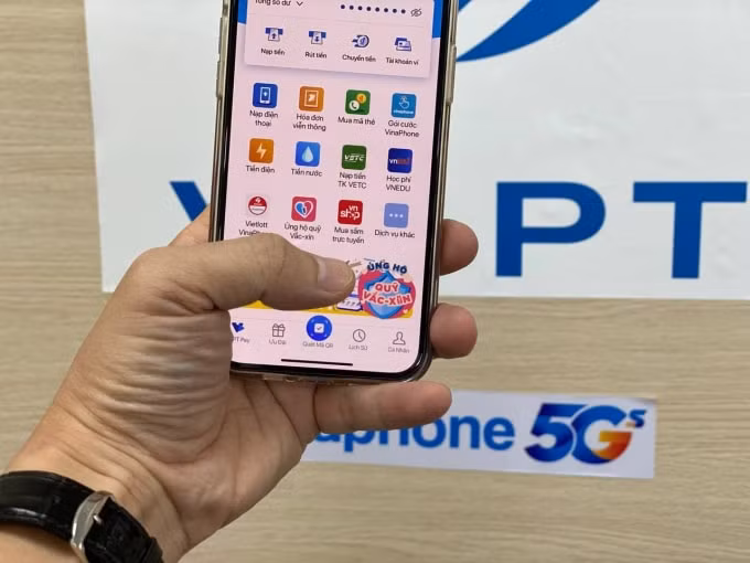 VNPT Pay thêm tính năng mới tiếp sức hành trình quỹ Vắc-xin Covid-19.