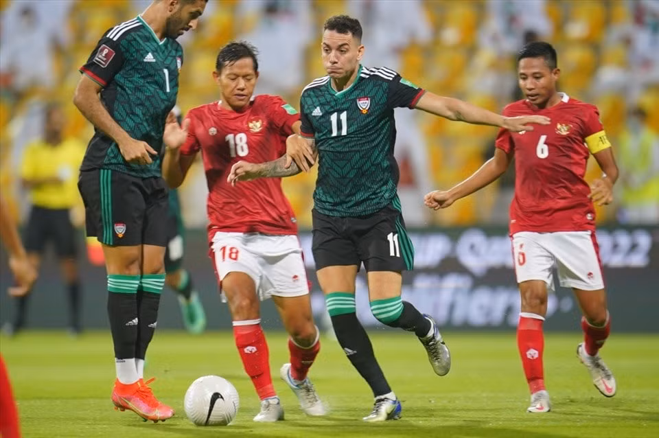 UAE đánh bại indonesia tỉ số 5-0. Ảnh: UAEFA