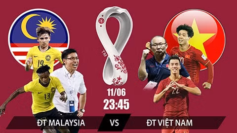 Đêm nay 11/6, ĐT Việt Nam sẽ có cuộc thư hùng gặp ĐT Malaysia tại lượt trận thứ 7 vòng loại World Cup 2022 - Ảnh: Bongdaplus
