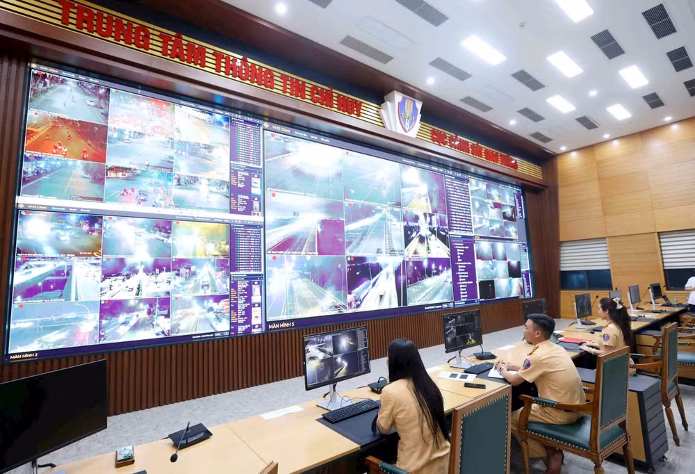CSGT giám sát giao thông 24/24 bằng camera AI.