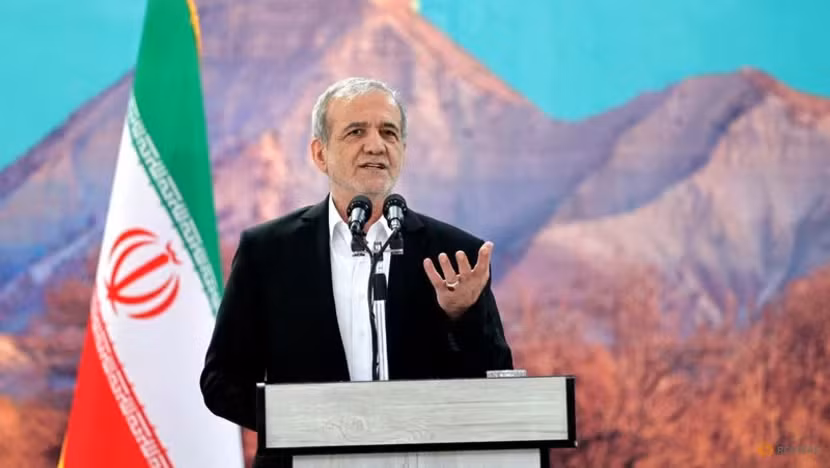 Tổng thống Iran Masoud Pezeshkian. Ảnh: WANA