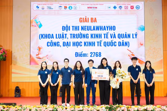 Sinh viên Luật Huế thắng lớn ở sân chơi AI và sở hữu trí tuệ