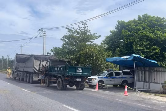 Quảng Trị mạnh tay xử lý xe vận tải vi phạm