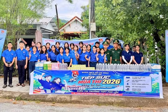 Tuổi trẻ Bộ đội Biên phòng TP Huế đồng loạt “Tiếp sức mùa thi”