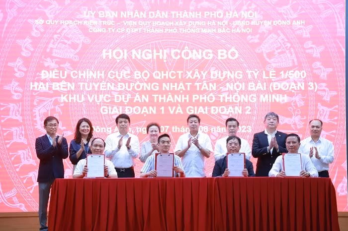 cong bo cong khai dieu chinh cuc bo quy hoach chi tiet thanh pho thong minh o dong anh hinh 1