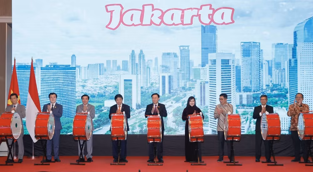 vietjet khai truong duong bay tp ho chi minh jakarta nhan chuyen tham cua chu tich quoc hoi den indonesia hinh 1